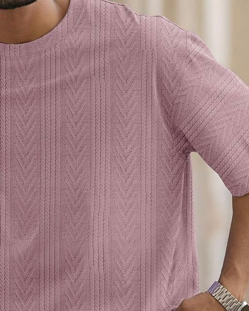 Force Men Solid Casual Brown T-Shirt