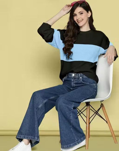 Pretty Fashionista Women’s Fashion T-Shirt – Long Sleeve, Cotton Blend, Casual Style