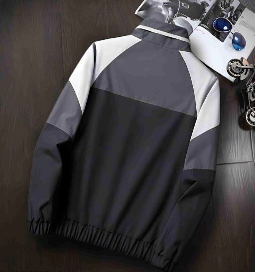 Premium Men’s Self Design Sports Jacket | Trendy Gym & Outdoor Wear