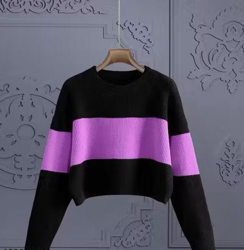 Pretty Fashionista Women’s Fashion T-Shirt – Long Sleeve, Cotton Blend, Casual Style