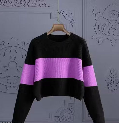 Pretty Fashionista Women’s Fashion T-Shirt – Long Sleeve, Cotton Blend, Casual Style