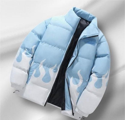 Casual Mock Collar Long Sleeves Designer Mens Jacket