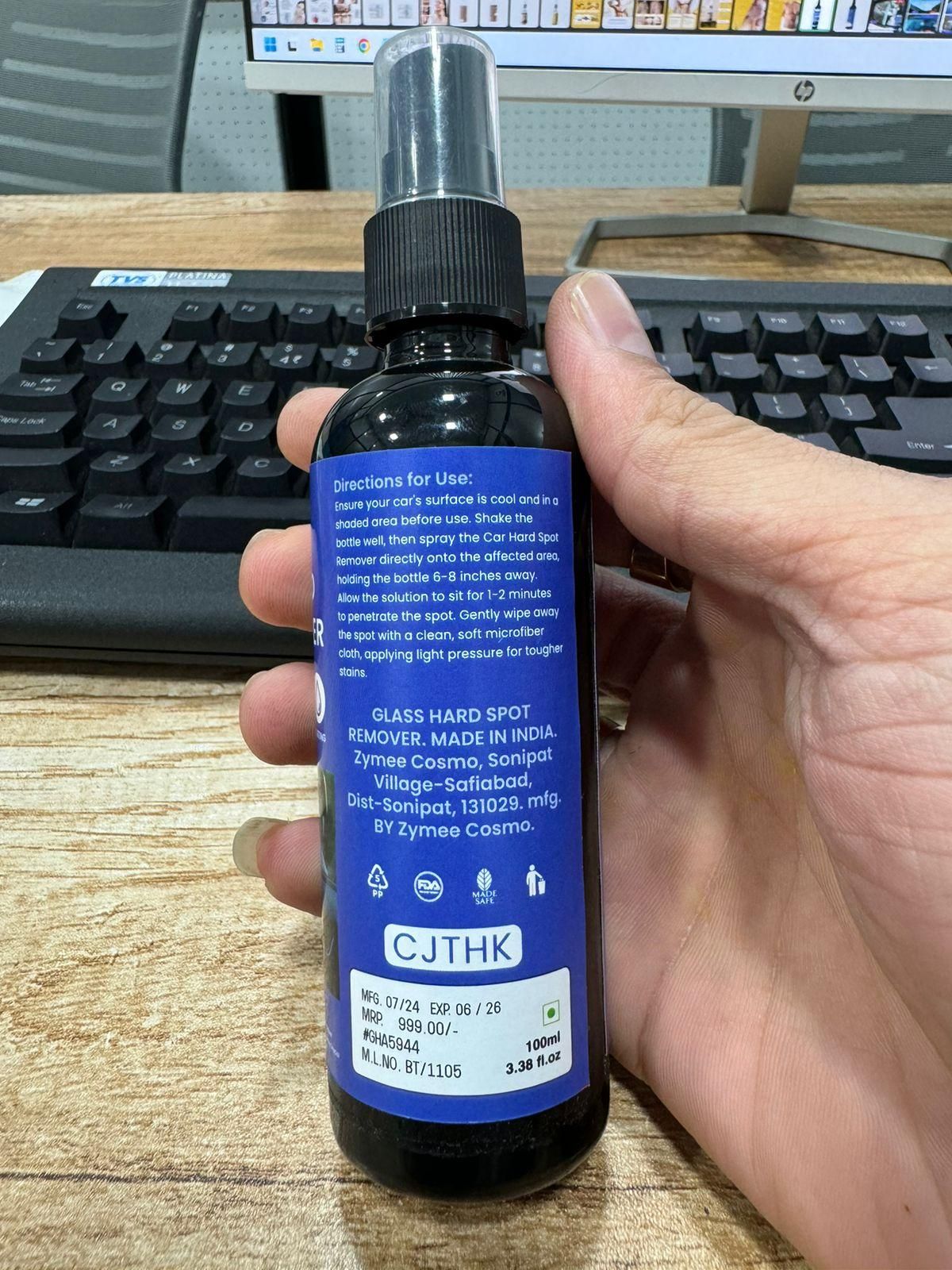 CJTHK Glass Hard Spot Remover -100ml