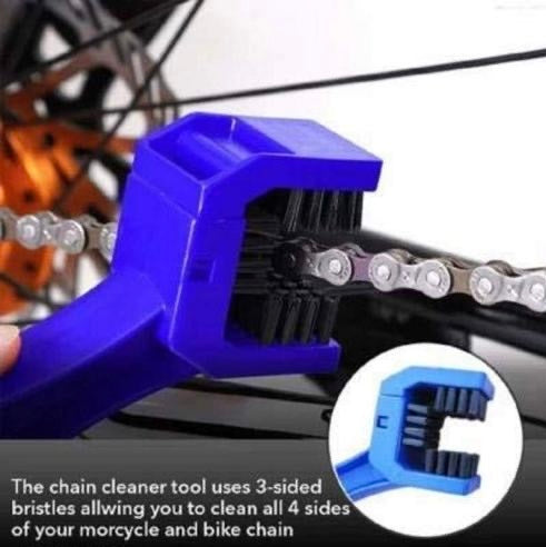 Reelon Multi Purpose Bike, Cycle, MTB Road Bike Chain Cleaner Brush