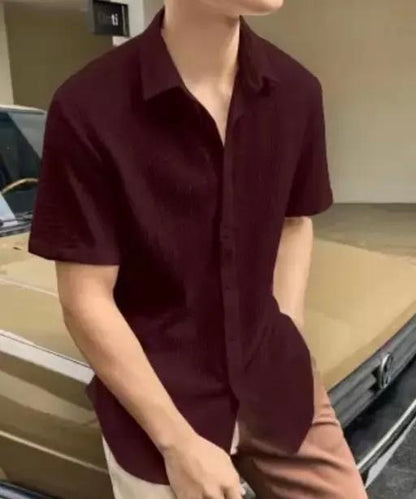 Imported Popcorn Shirts for Men and Female – Comfortable & Trendy Maroon