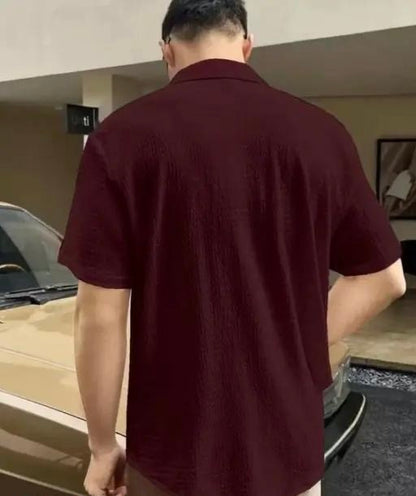 Imported Popcorn Shirts for Men and Female – Comfortable & Trendy Maroon