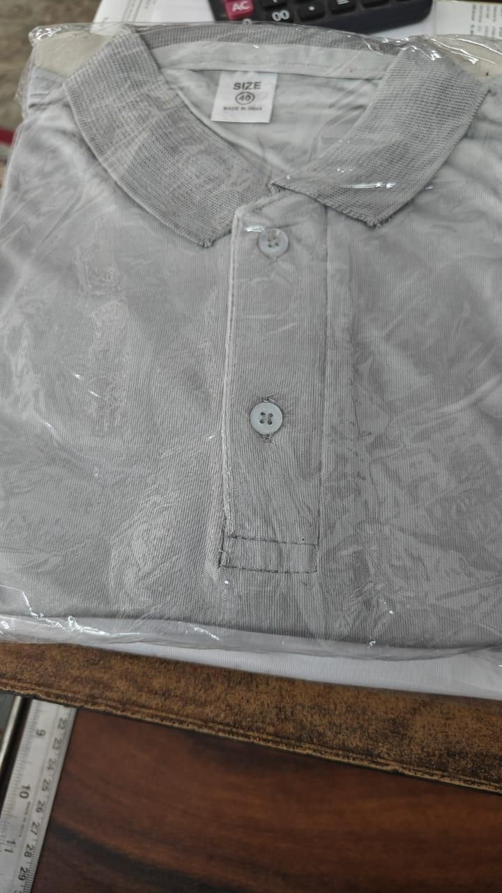 Poly Matte Solid Half Sleeves Mens Polo T-Shirt (Pack Of 4)