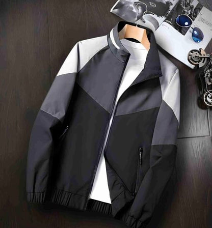 Premium Men’s Self Design Sports Jacket | Trendy Gym & Outdoor Wear