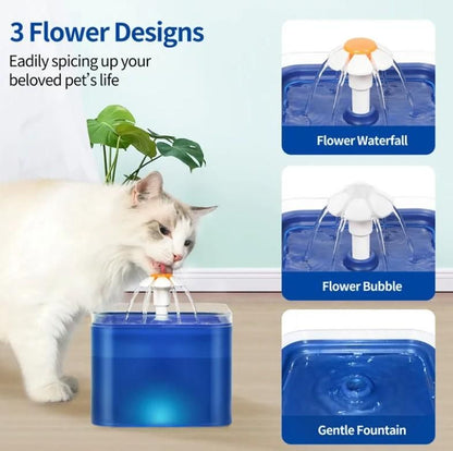 2L Small Pet Water Fountain for Kittens & Small Dogs – Automatic Fresh Water Dispenser