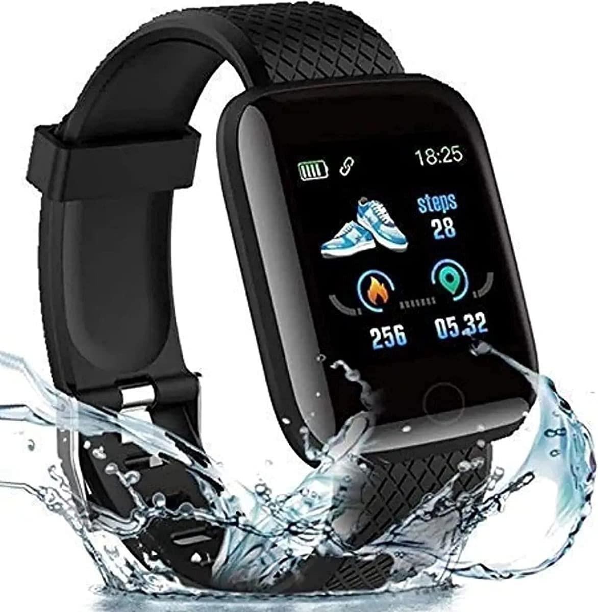ID116 Plus Smart Fitness Smartwatch – Activity Tracker with Heart Rate, Step Count, Sleep Monitor & Multi-Sport Modes