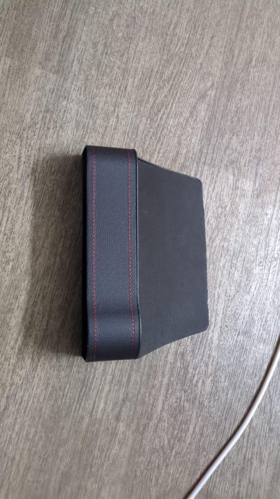 Seat Pockets PU Leather Car Console Side Organizer (Pack of 1)