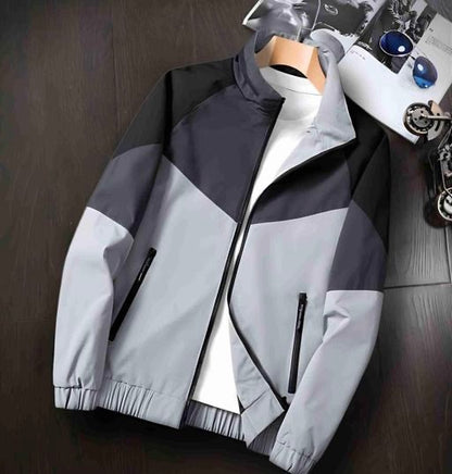 Premium Men’s Self Design Sports Jacket | Trendy Gym & Outdoor Wear