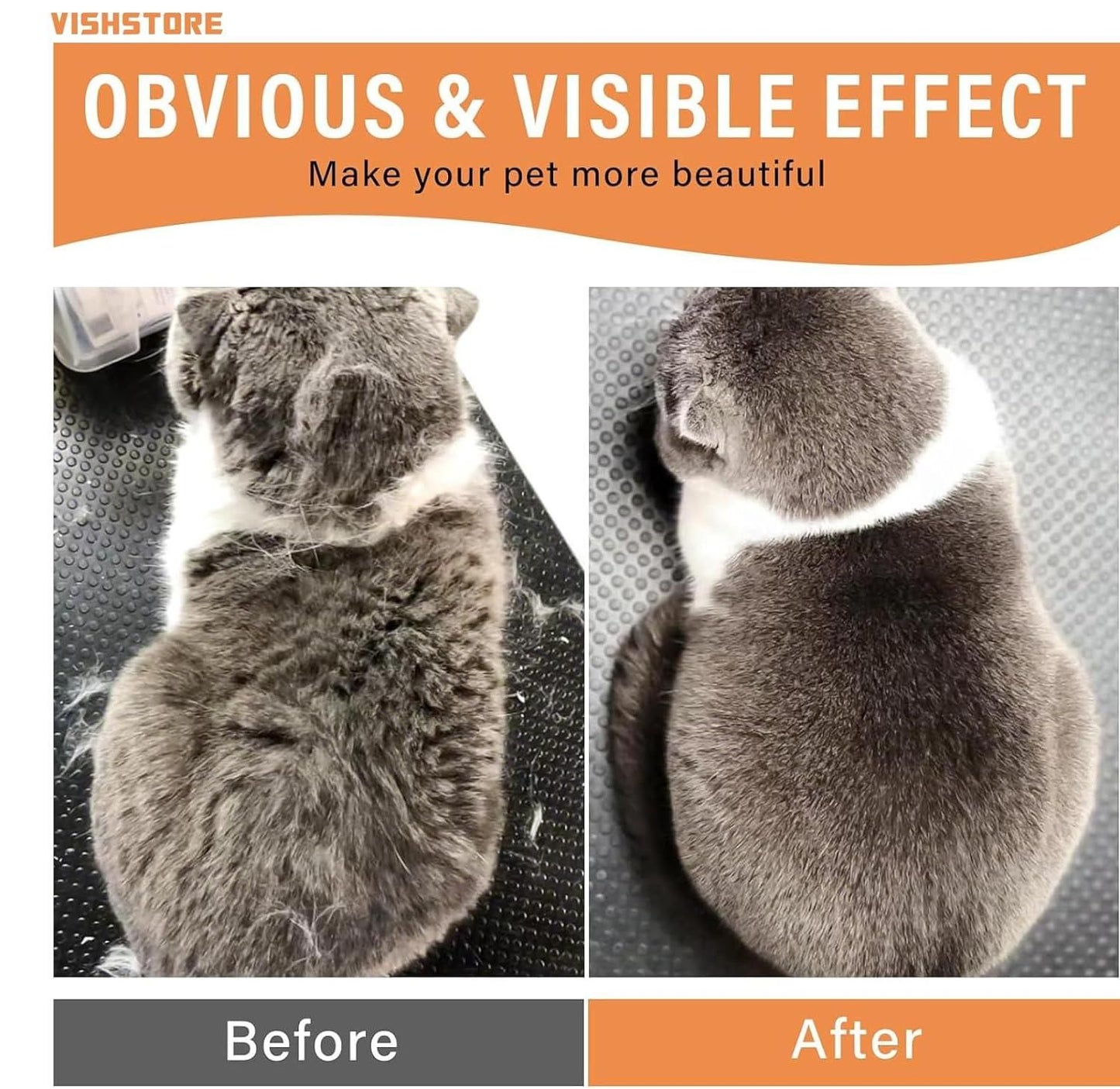 Steam Brush for Dogs and Cats – Pet Grooming Steamy Brush for Easy Hair Removal, Cleaning, and Coat Shine | Gentle and Effective Pet Care Tool