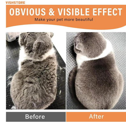 Steam Brush for Dogs and Cats – Pet Grooming Steamy Brush for Easy Hair Removal, Cleaning, and Coat Shine | Gentle and Effective Pet Care Tool