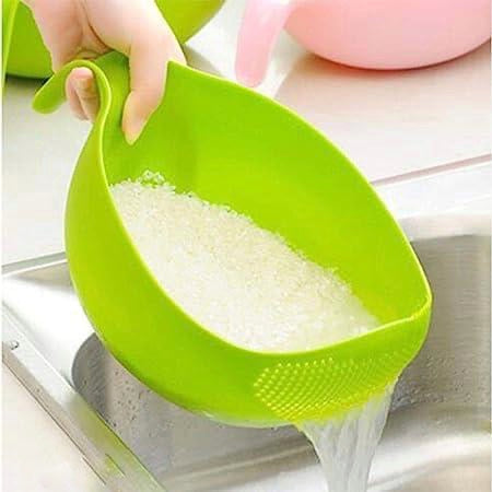 Rice and Fruits Washing Bowl with Handle (Pack of 1)