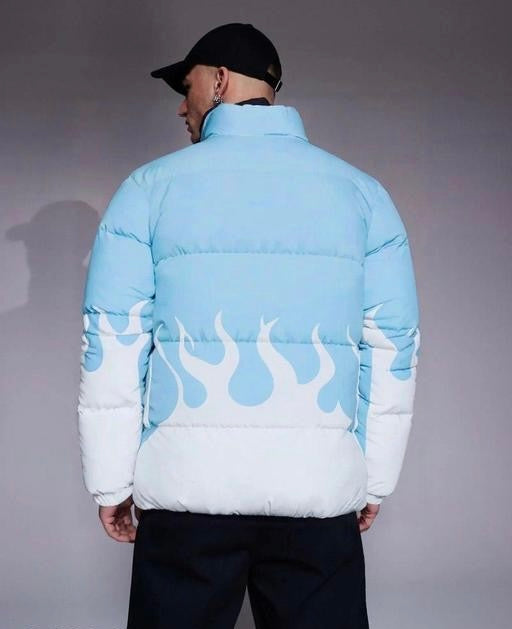 Casual Mock Collar Long Sleeves Designer Mens Jacket