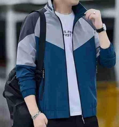 Premium Men’s Self Design Sports Jacket | Trendy Gym & Outdoor Wear