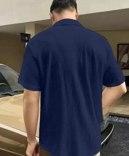 Imported Popcorn Shirts for Men and Female – Comfortable & Trendy Blue