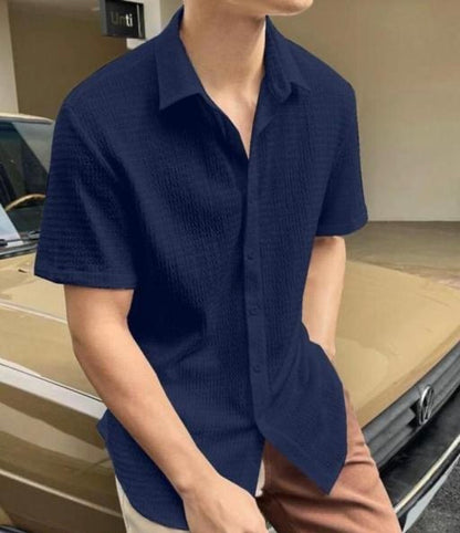 Imported Popcorn Shirts for Men and Female – Comfortable & Trendy Blue