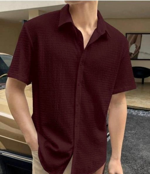Imported Popcorn Shirts for Men and Female – Comfortable & Trendy Maroon