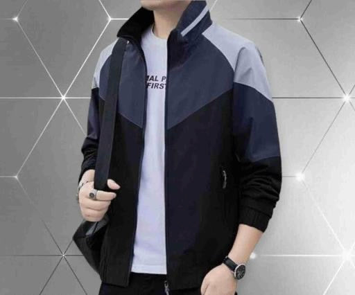 Premium Men’s Self Design Sports Jacket | Trendy Gym & Outdoor Wear