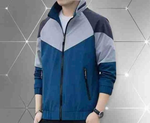 Premium Men’s Self Design Sports Jacket | Trendy Gym & Outdoor Wear