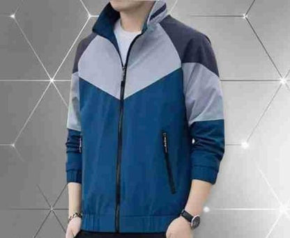 Premium Men’s Self Design Sports Jacket | Trendy Gym & Outdoor Wear