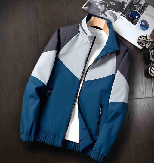 Premium Men’s Self Design Sports Jacket | Trendy Gym & Outdoor Wear