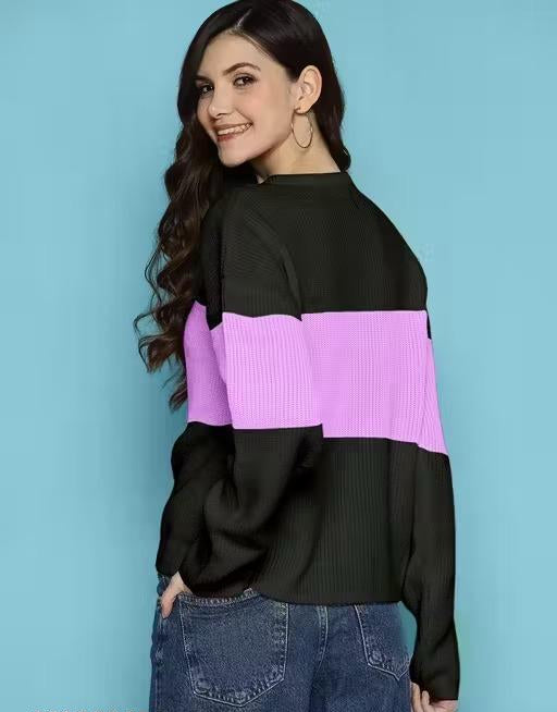 Pretty Fashionista Women’s Fashion T-Shirt – Long Sleeve, Cotton Blend, Casual Style