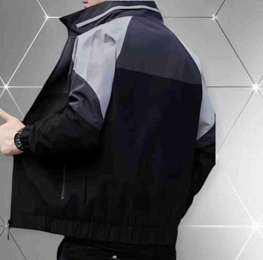 Premium Men’s Self Design Sports Jacket | Trendy Gym & Outdoor Wear
