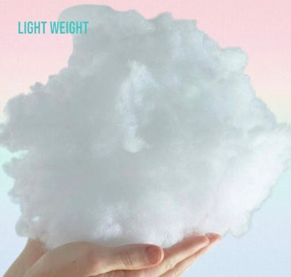 The Calywork Silver Neck Pillow features a soft, plush, breathable fabric that keeps you cool and comfortable during long travel.