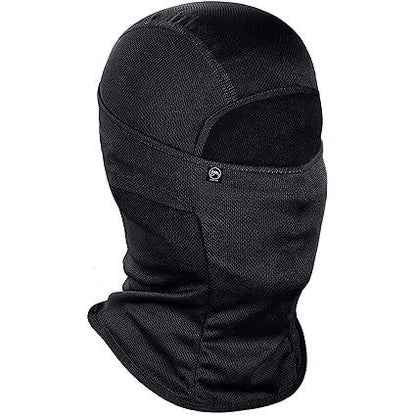 Tough Headwear 4 Way Stretch Balaclava Face Mask, Head Cover Summer Cooling Neck Gaiter, UV Protector full Face Cover